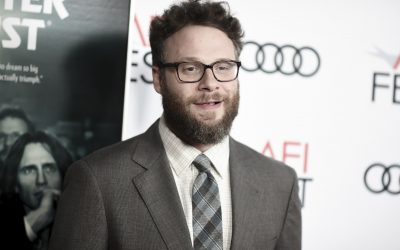 Seth Rogen plays legendary anchor Walter Cronkite in the upcoming film “Newsflash,”