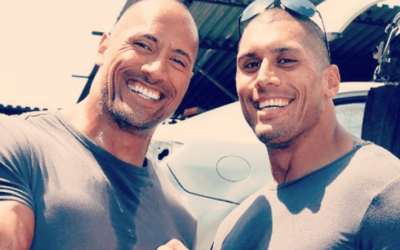 Dwayne Johnson surprisesstunt double and cousin Tanoai Reed with a custom truck